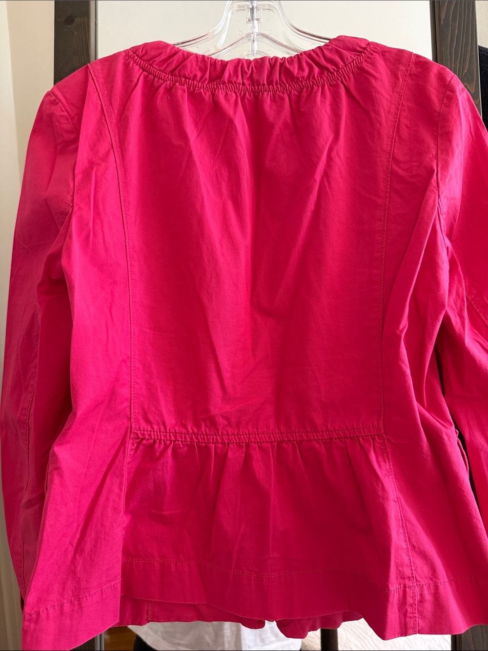 LOFT Pink Zip-Front Utility Jacket - Picture 2 of 2